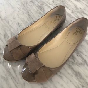 Leather shoes flats
